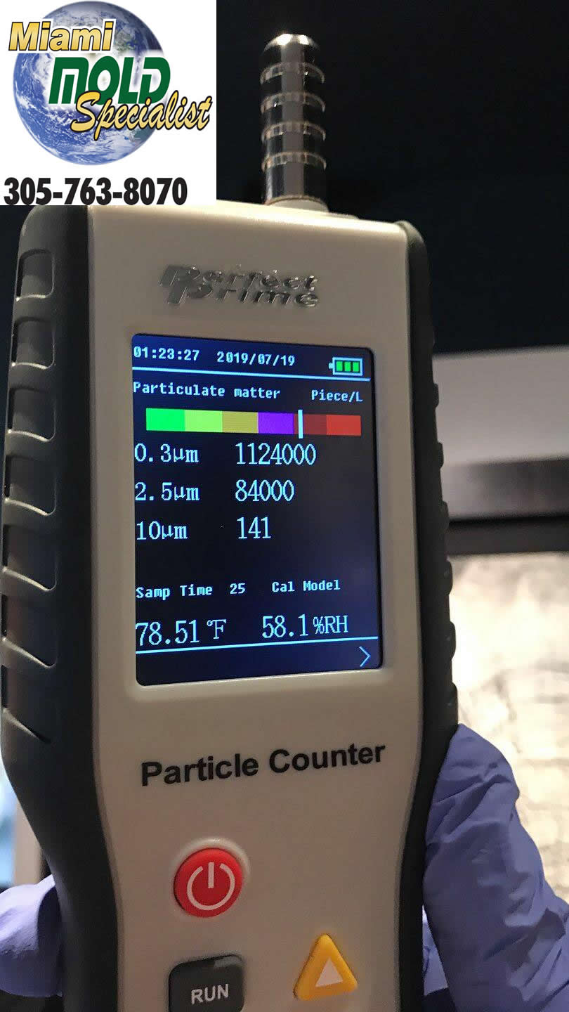 Mold inspection, detection, assessment, and IAQ services Miami Mold