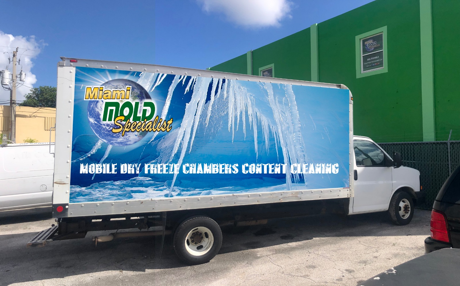 Miami Mold Specialists Pioneers New Mobile Onsite Dry Clean CO2 Deep Freeze Technology | Miami Mold